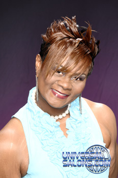Short Haircut with Hair Color and Flips from Kenya Rodgers