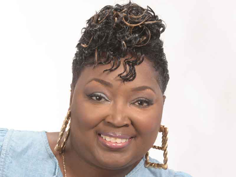 Short Hairstyle for Black Women with Color from Mel Wright