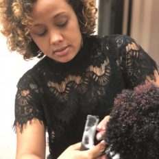 Natural hair care expert Sess Cannon