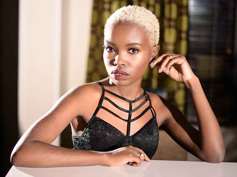 Blonde Brush Cut Hairstyle