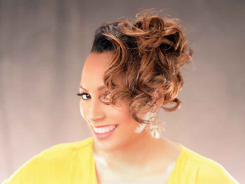 Sweeping Updo with Curls