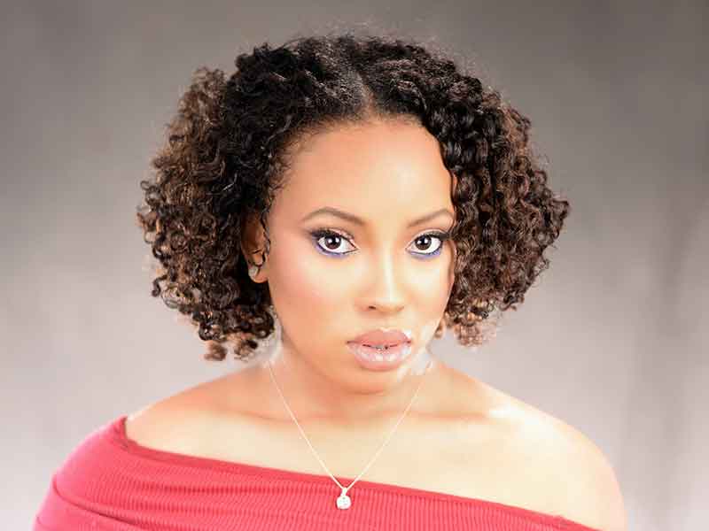 Curly Mid-length Hairstyle